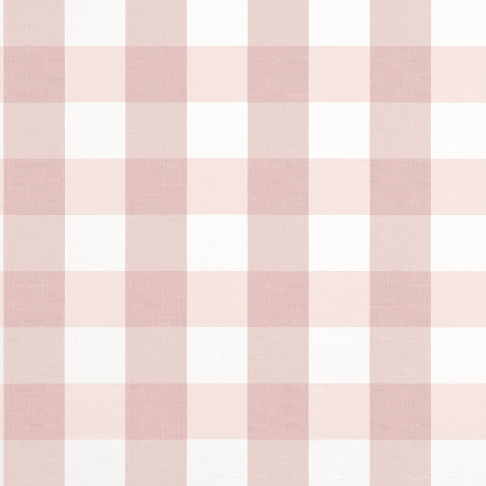 Thibaut Wallpaper Buffalo Check Blush T44081 Wallpaper Non-Woven Vinyl Wallpaper U.S.A </p><p>Repeat: H: , V: 6.25   (15.88  cm) 27  in  (68.58  cm) - My Fabric Connection -