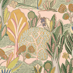 Thibaut Wallpaper Albero Apricot and Ginger T45010
