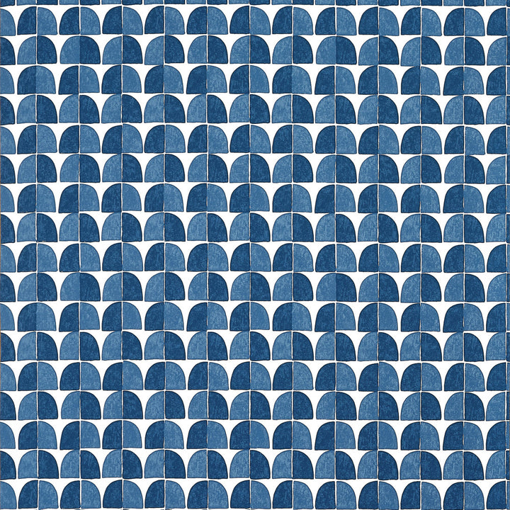 Thibaut Wallpaper Solsbury Navy T45023 Wallpaper Wallpaper U.S.A </p><p>Repeat: H: , V: 12.5   (31.75  cm) 27  in  (68.58  cm) - My Fabric Connection -