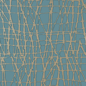 Mori Metallic Pewter on Mineral T455 by Thibaut Wallpaper
