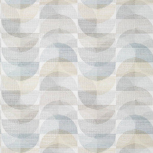 Half Moon Neutral T457 by Thibaut Wallpaper