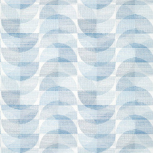 Half Moon Blue T459 by Thibaut Wallpaper