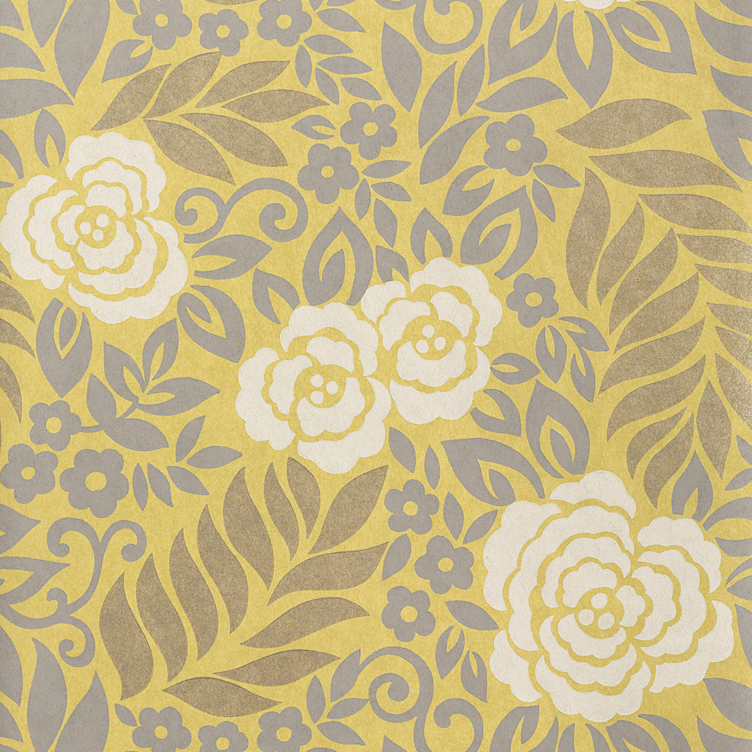 YVETTE - Gold by Thibaut Wallpaper