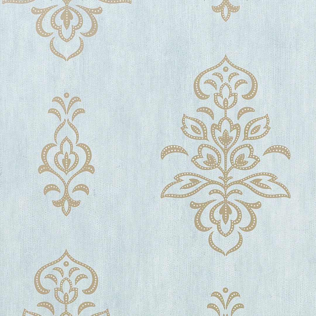 ST. BARTS - Blue by Thibaut Wallpaper