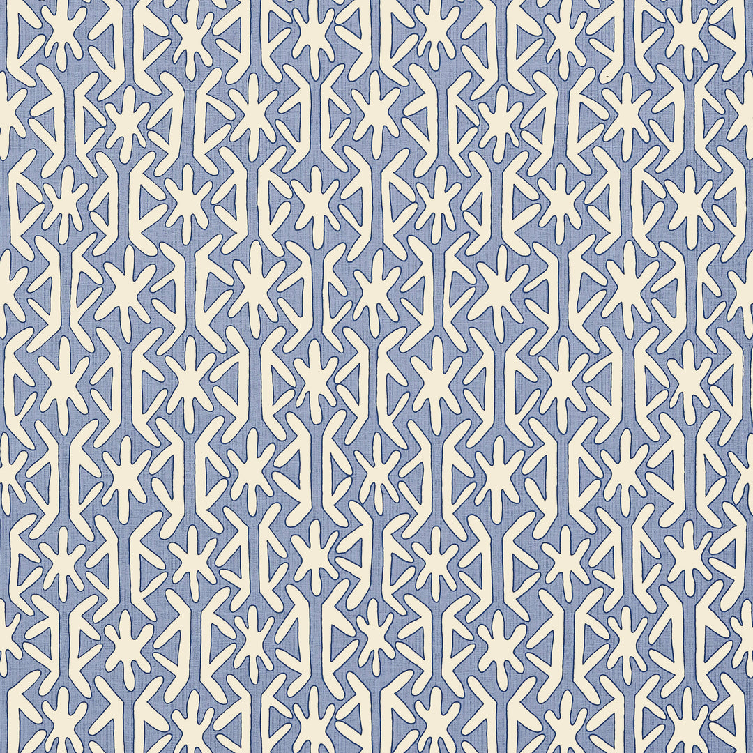 RINCA - Blue by Thibaut Wallpaper