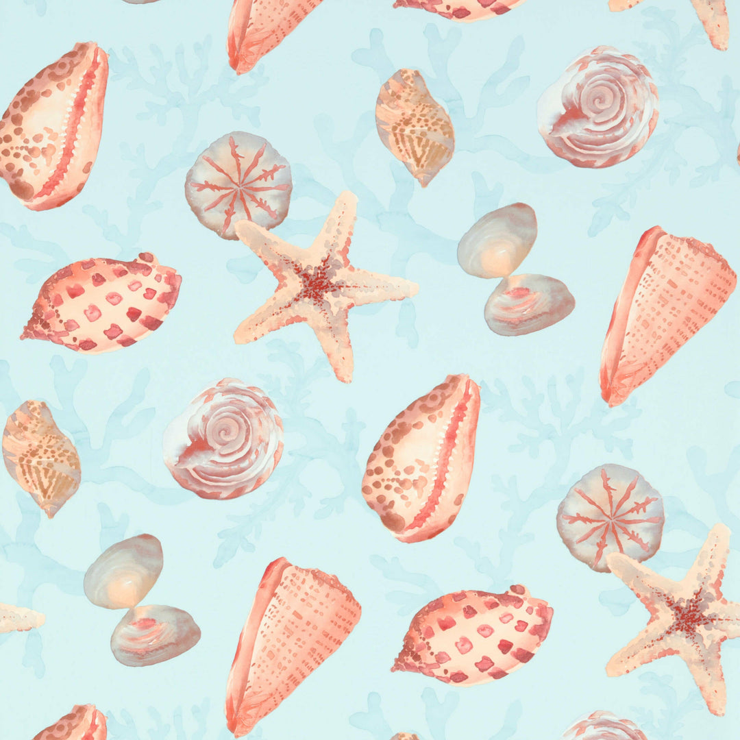 CLEARWATER - Blue by Thibaut Wallpaper