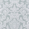 HARVARD DAMASK - Silver Grey by Thibaut Wallpaper