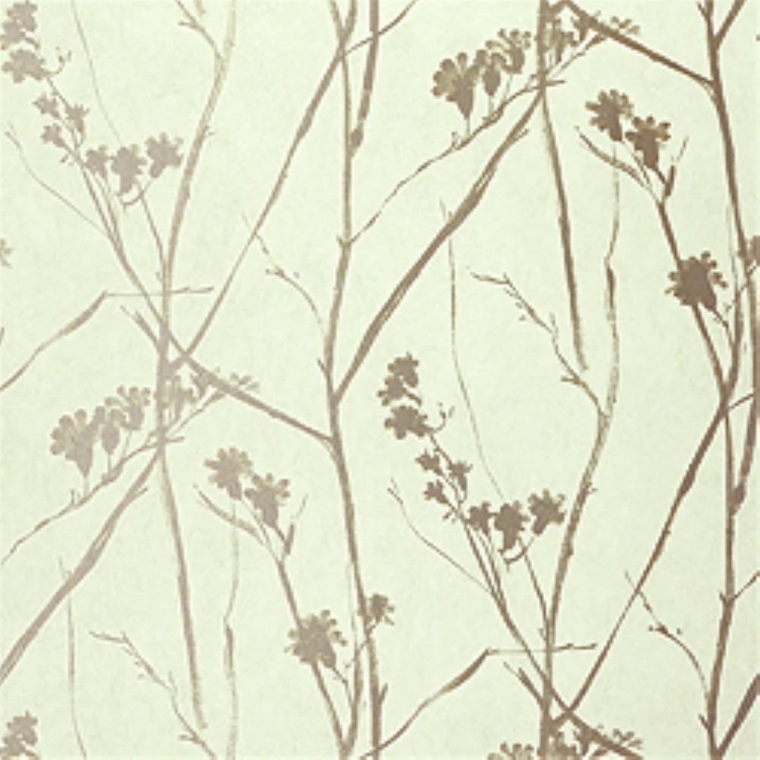 BLOSSOMS - Seagrass by Thibaut Wallpaper