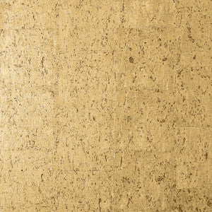 Cork Metallic Gold T7046 by Thibaut Wallpaper