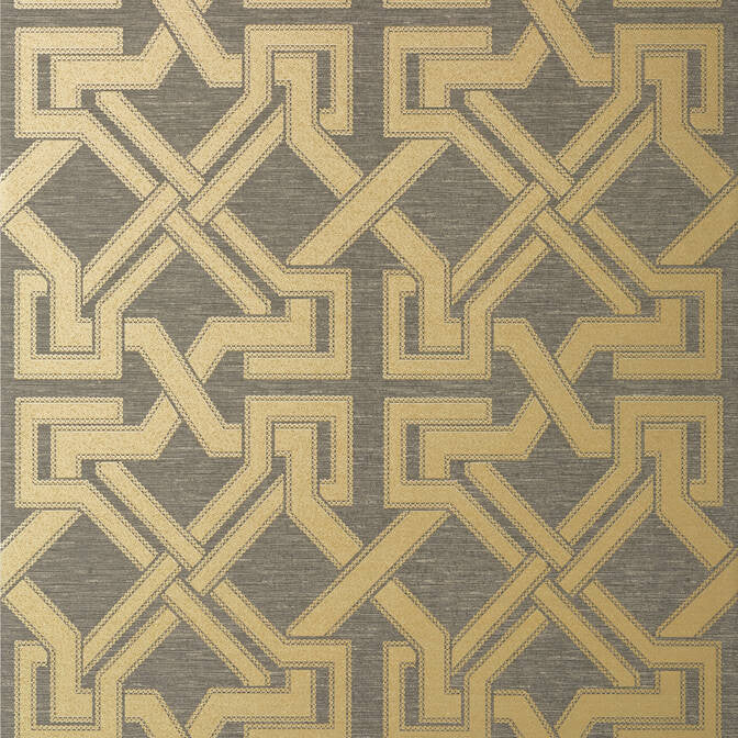 Benedetto Grey and Gold T72578 by Thibaut Wallpaper Thibaut Wallpaper Benedetto Grey and Gold T72578Wallpaper Chestnut Hill Wallpaper U.S.A. </p><p>Repeat: V: 13.5 27 - Fabric Carolina -