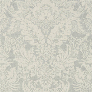 Chardonnet Damask Grey T72582 by Thibaut Wallpaper