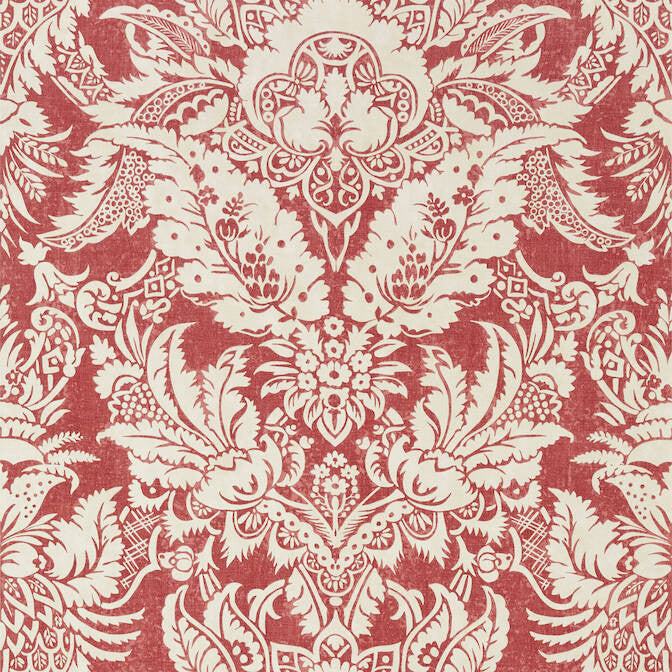 Chardonnet Damask Red T72584 by Thibaut Wallpaper Thibaut Wallpaper Chardonnet Damask Red T72584Wallpaper Chestnut Hill Non-Woven Vinyl Wallpaper U.S.A. </p><p>Repeat: V: 27 27 - Fabric Carolina -