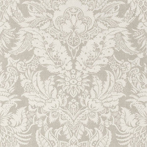 Chardonnet Damask Beige T72586 by Thibaut Wallpaper