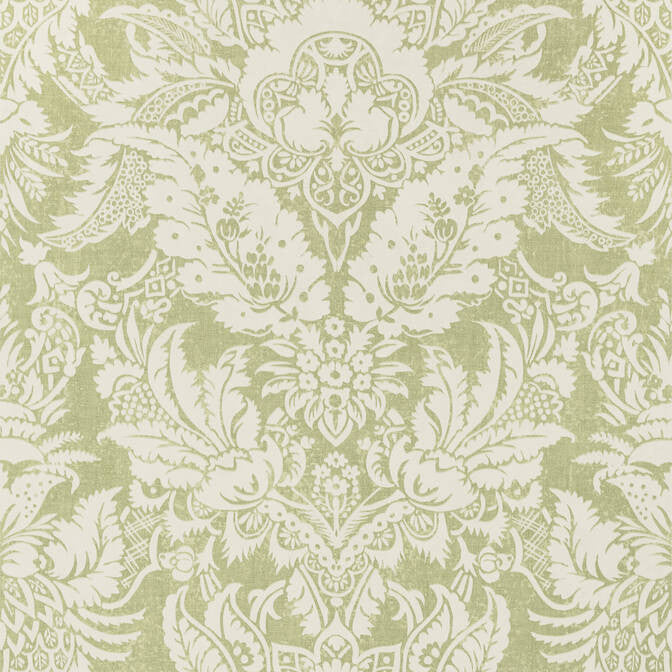 Chardonnet Damask Spring Green T72587 by Thibaut Wallpaper Thibaut Wallpaper Chardonnet Damask Spring Green T72587Wallpaper Chestnut Hill Non-Woven Vinyl Wallpaper U.S.A. </p><p>Repeat: V: 27 27 - Fabric Carolina -