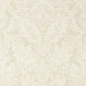Chardonnet Damask Cream T72588 by Thibaut Wallpaper