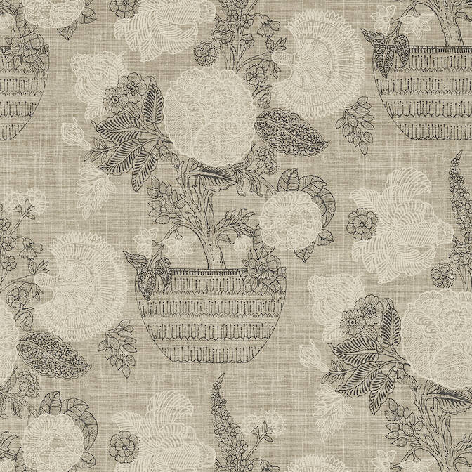 Tullamore Black and Beige T72593 by Thibaut Wallpaper Thibaut Wallpaper Tullamore Black and Beige T72593Wallpaper Chestnut Hill Wallpaper U.S.A. </p><p>Repeat: V: 25.25 27 - Fabric Carolina -