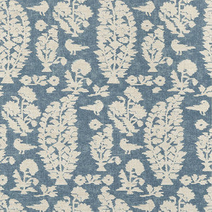 Allaire Slate Blue T72594 by Thibaut Wallpaper