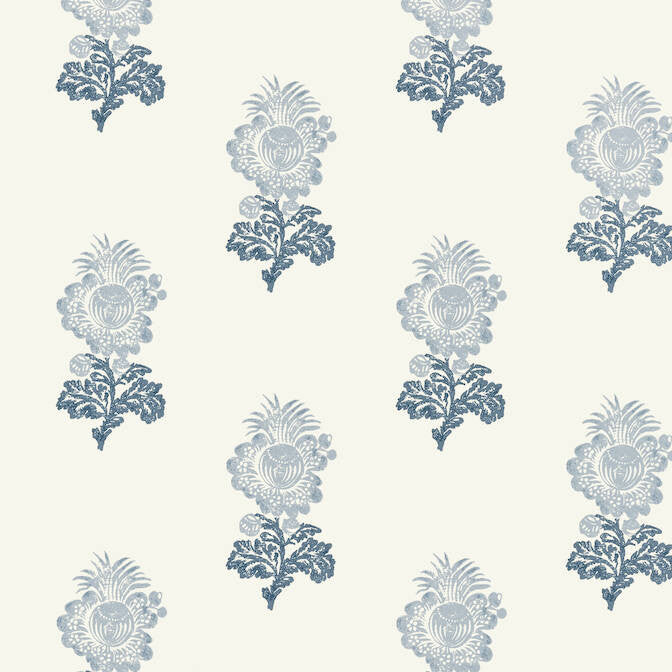 Aldith Blue T72608 by Thibaut Wallpaper Thibaut Wallpaper Aldith Blue T72608Wallpaper Chestnut Hill Wallpaper U.S.A. </p><p>Repeat: V: 12.62 27 - Fabric Carolina -