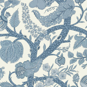 Macbeth Blue T72624 by Thibaut Wallpaper