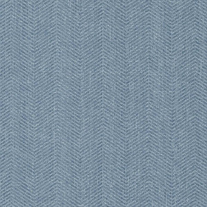 Roscoe Herringbone Slate Blue T72626 by Thibaut Wallpaper