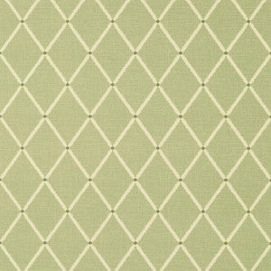 Pompton Trellis Green T72636 by Thibaut Wallpaper