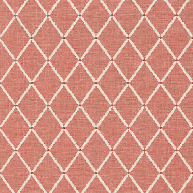 Pompton Trellis Red T72637 by Thibaut Wallpaper Thibaut Wallpaper Pompton Trellis Red T72637Wallpaper Chestnut Hill Wallpaper U.S.A. </p><p>Repeat: V: 6.37 27 - Fabric Carolina -