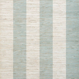 Crossroad Stripe Aqua T72803 by Thibaut Wallpaper