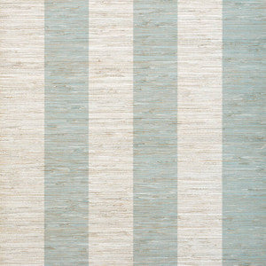 Crossroad Stripe Aqua T72803 by Thibaut Wallpaper