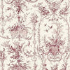 ROCKWOOD TOILE - Red on Cream by Thibaut Wallpaper