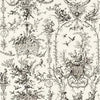 ROCKWOOD TOILE - Black on Beige by Thibaut Wallpaper
