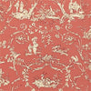 PAYSANNERIE TOILE - Raspberry by Thibaut Wallpaper