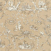PAYSANNERIE TOILE - Black on Taupe by Thibaut Wallpaper