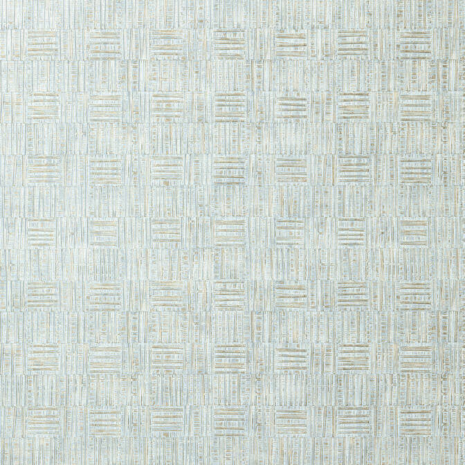 Tunica Basket Aqua with Metallic Gold T75082 by Thibaut Wallpaper Thibaut Wallpaper Tunica Basket Aqua with Metallic Gold T75082Wallpaper Faux Resource Non-Woven Vinyl Wallpaper ITALY </p><p>Repeat: V: 25.25 27 - Fabric Carolina -