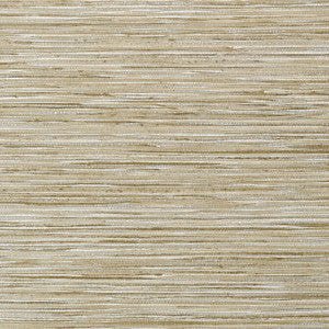 Jindo Grass Neutral on Metallic Silver T75114 by Thibaut Wallpaper