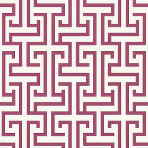 Ming Trail Eggplant T75472 by Thibaut Wallpaper