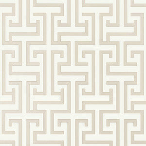 Ming Trail Beige T75492 by Thibaut Wallpaper