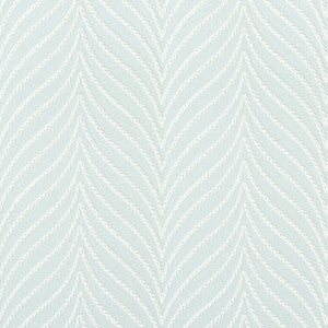 Clayton Herringbone Aqua T75497 by Thibaut Wallpaper