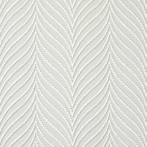 Clayton Herringbone Light Grey T75500 by Thibaut Wallpaper