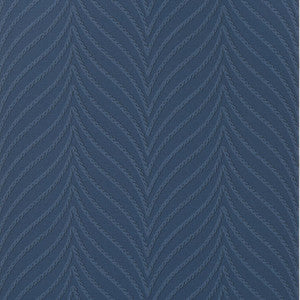 Clayton Herringbone Navy T75502 by Thibaut Wallpaper