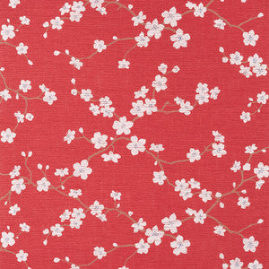 Sakura Red T75513 by Thibaut Wallpaper