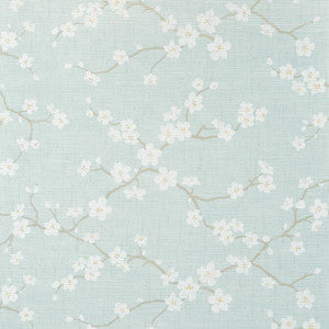 Sakura Aqua T75516 by Thibaut Wallpaper