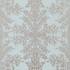 VERRE EGLOMISE - Metallic on Aqua by Thibaut Wallpaper