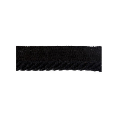 Coeur Cable-S Black by Brunschwig & Fils Trim Brunschwig & Fils Trim Coeur Cable-S BlackTrim LE COEUR PASSEMENTERIE COTTON - 60%;VISCOSE - 40% France </p><p>Repeat: H: , V: 0.38 - Fabric Carolina -