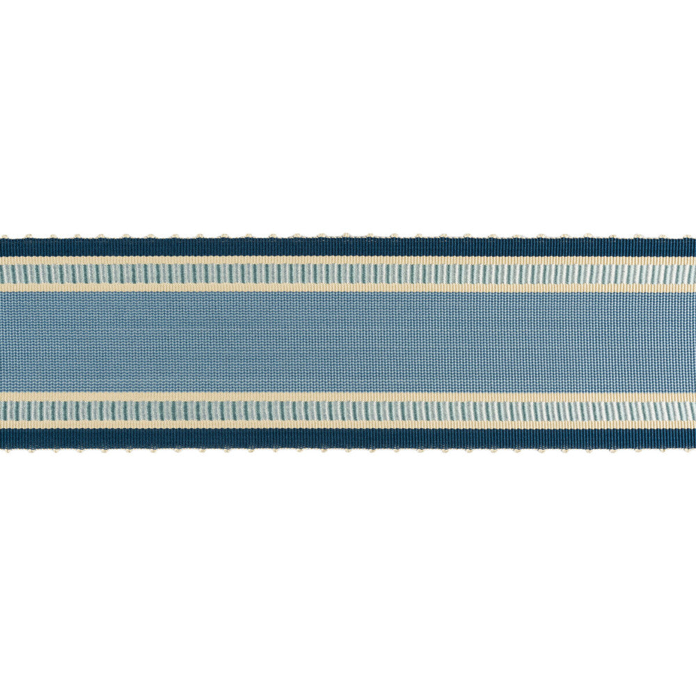 Soie Ribbon Canton Blue by Brunschwig & Fils Trim Brunschwig & Fils Trim Soie Ribbon Canton BlueTrim LA SOIE PASSEMENTERIE SILK - 100% China </p><p>Repeat: H: , V: 3.125 - Fabric Carolina -