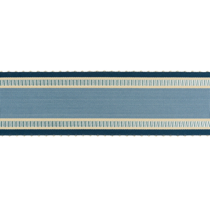Soie Ribbon Canton Blue by Brunschwig & Fils Trim Brunschwig & Fils Trim Soie Ribbon Canton BlueTrim LA SOIE PASSEMENTERIE SILK - 100% China </p><p>Repeat: H: , V: 3.125 - Fabric Carolina -