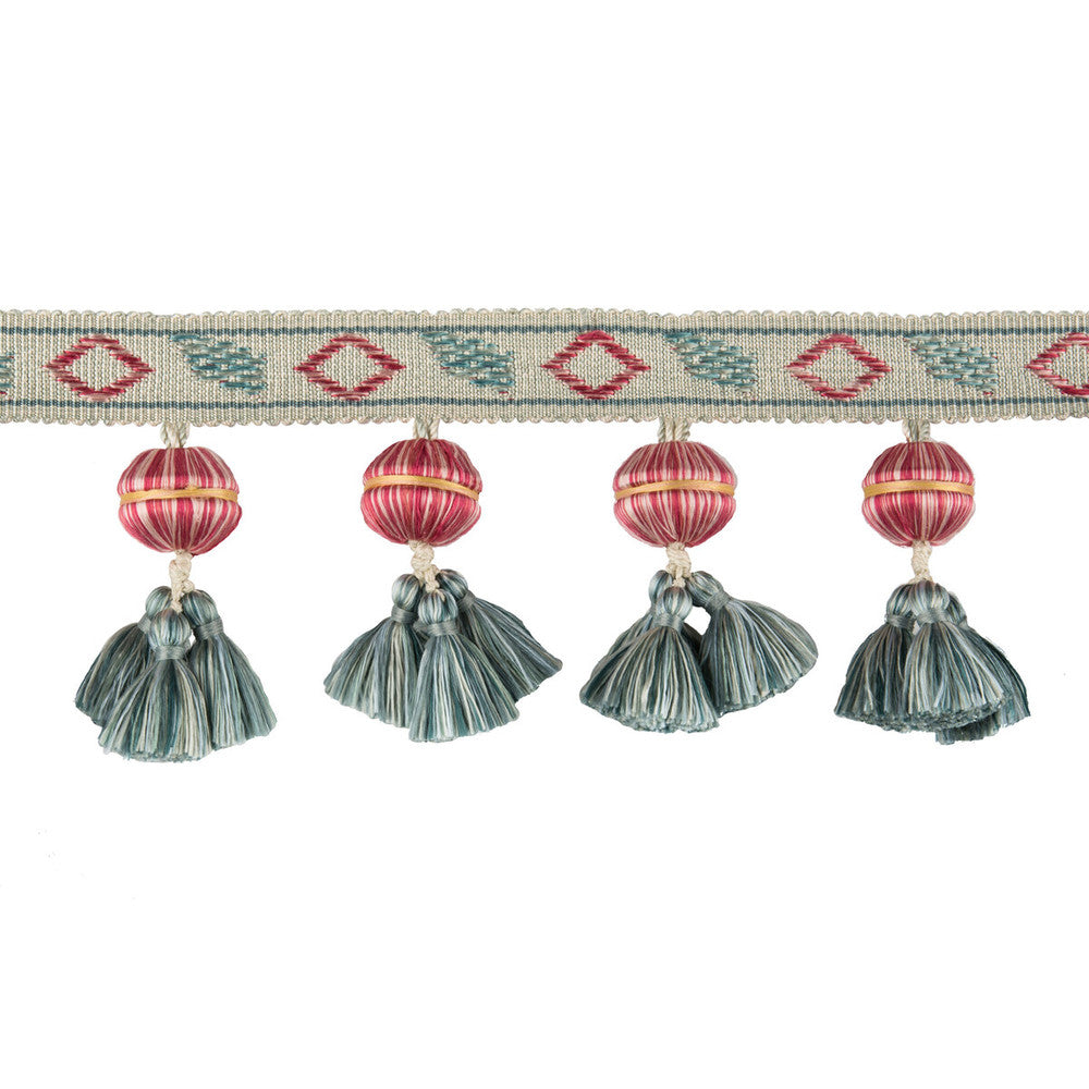 Soie Bead Blue Multi by Brunschwig & Fils Trim Brunschwig & Fils Trim Soie Bead Blue MultiTrim LA SOIE PASSEMENTERIE SILK - 86%;POLYESTER - 14% China </p><p>Repeat: H: , V: 2.75 - Fabric Carolina -