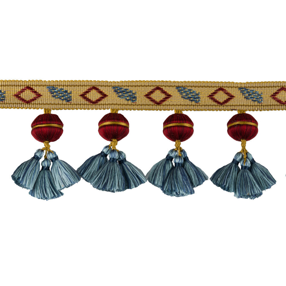 Soie Bead Classique by Brunschwig & Fils Trim Brunschwig & Fils Trim Soie Bead ClassiqueTrim LA SOIE PASSEMENTERIE SILK - 86%;POLYESTER - 14% China </p><p>Repeat: H: , V: 2.75 - Fabric Carolina -