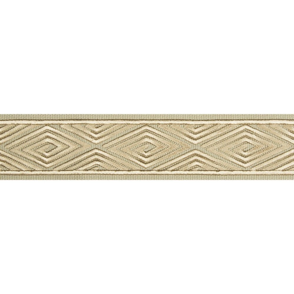 Labyrinthe Tape Sand by Brunschwig & Fils Trim Brunschwig & Fils Trim Labyrinthe Tape SandTrim LES ENSEMBLIERS RAYON - 100% India </p><p>Repeat: H: 2, V: 3.25 2 - Fabric Carolina -