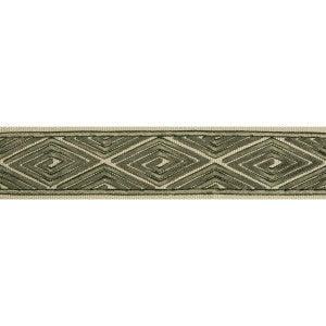 Labyrinthe Tape Green by Brunschwig & Fils Trim