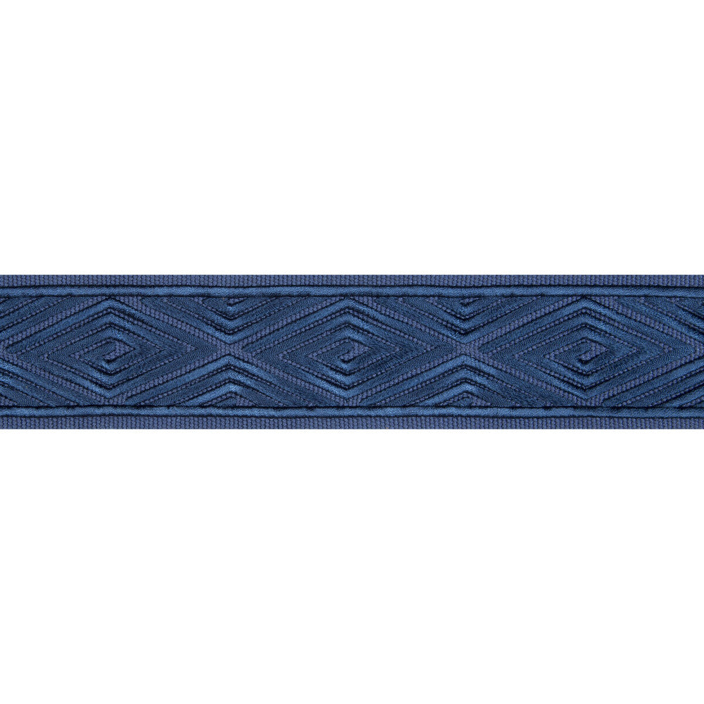 Labyrinthe Tape Royal by Brunschwig & Fils Trim Brunschwig & Fils Trim Labyrinthe Tape RoyalTrim LES ENSEMBLIERS RAYON - 100% India </p><p>Repeat: H: 2, V: 3.25 2 - Fabric Carolina -
